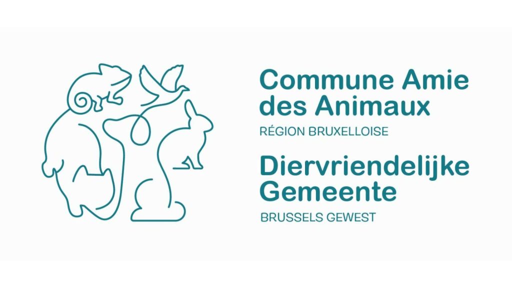 Label 'Dierenvriendelijke Gemeente' van Leefmilieu brussel voor de Sint-Gillis Gemeente van 2020 tot 2024.