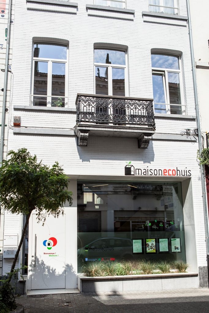 MaisonEcoHuis : rue du Fort 33 à Saint-Gilles (Bruxelles).
