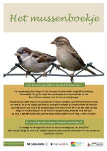 Het Mussenboekje van de mussen Groep van Sint-Gillis (Brussel).